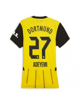 Borussia Dortmund Karim Adeyemi #27 Replika Hemmakläder Dam 2024-25 Kortärmad